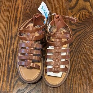 Carter's Brown Kids Gladiator Sandals